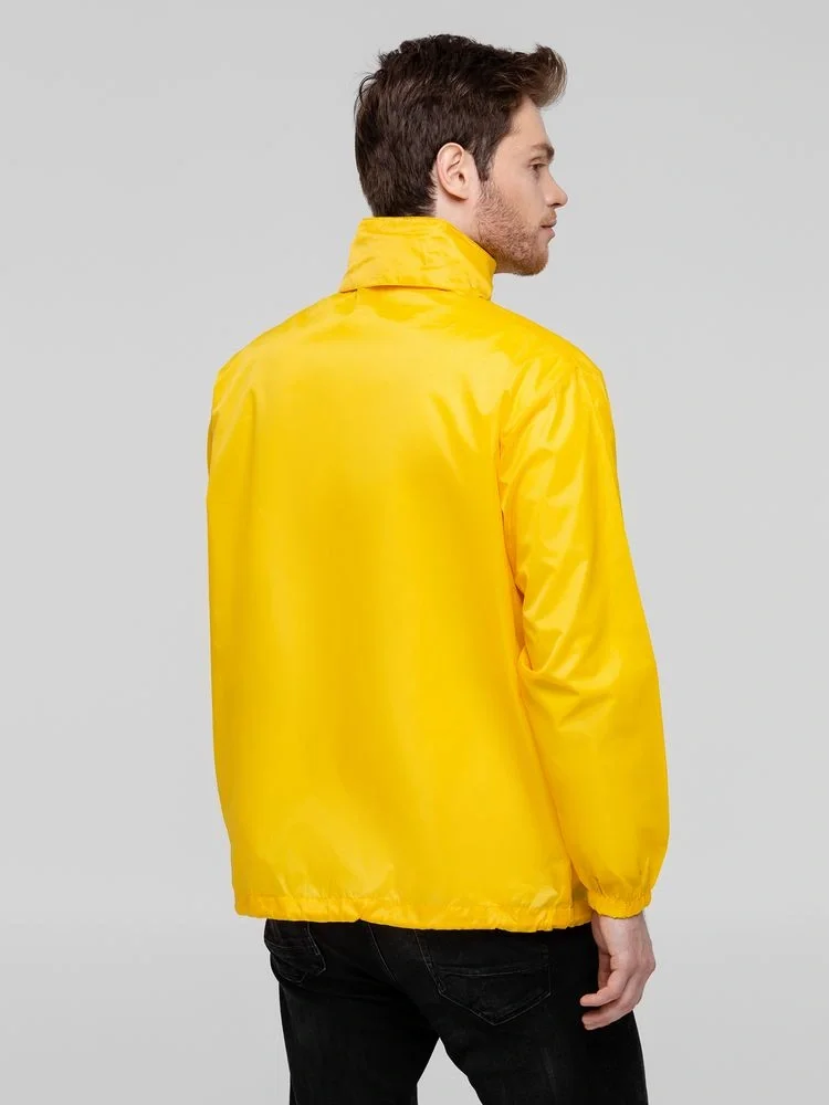 Ветровка унисекс Shift, желтая - фото 10