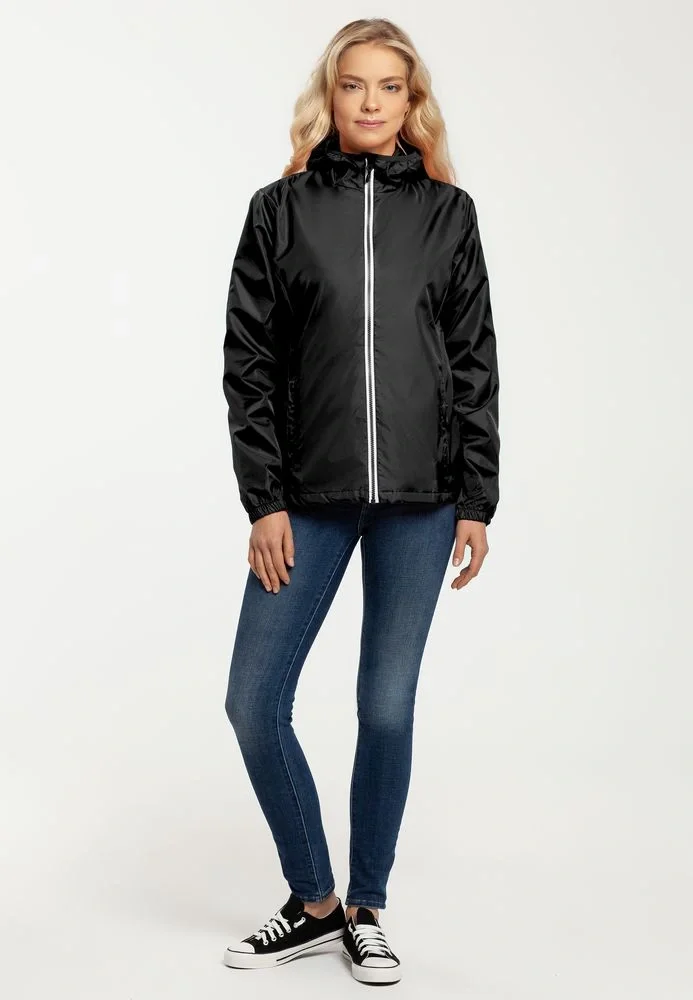 Ветровка женская Fastplant черная - фото 11