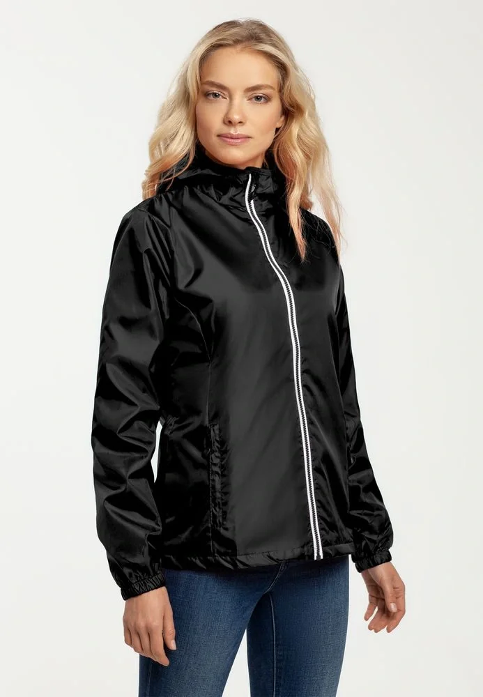 Ветровка женская Fastplant черная - фото 9