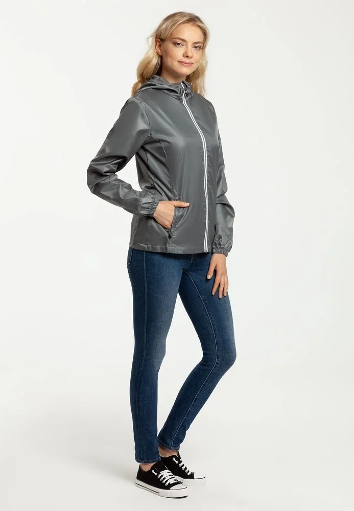 Ветровка женская Fastplant серая - фото 11