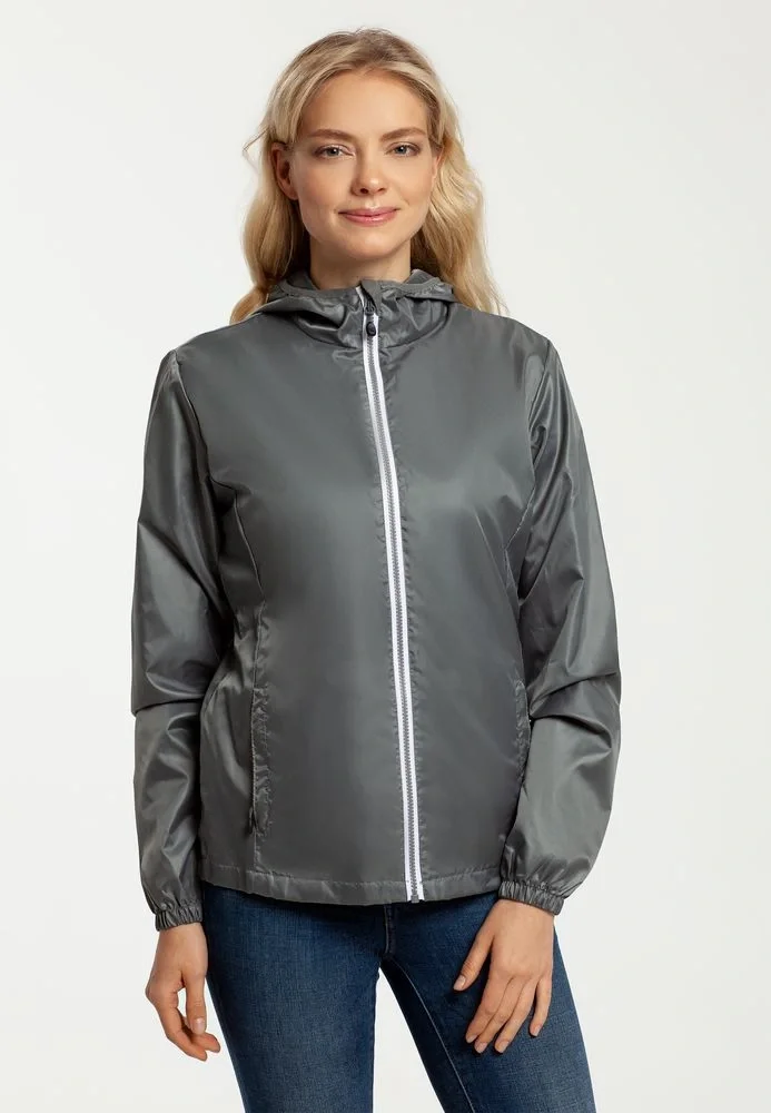 Ветровка женская Fastplant серая - фото 9