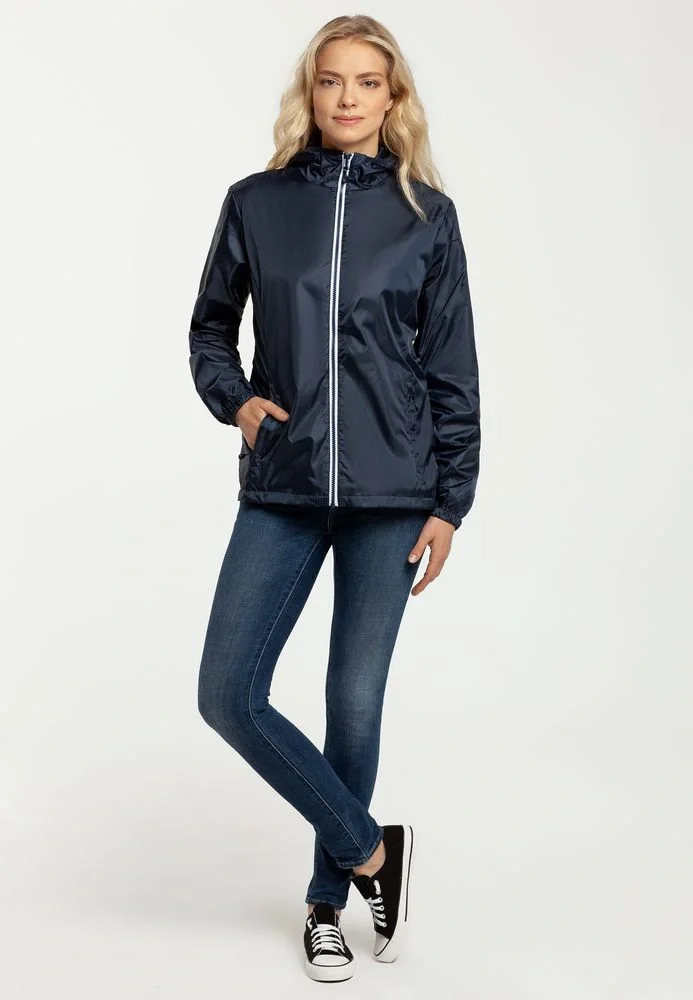 Ветровка женская Fastplant темно-синяя - фото 11