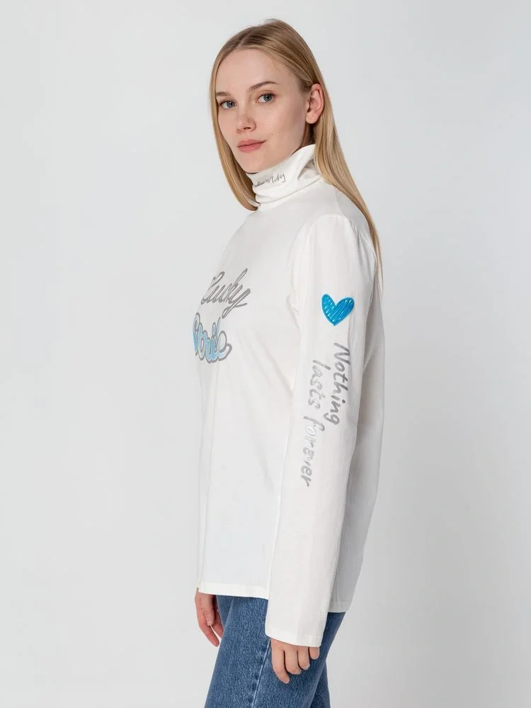 Водолазка Urban, молочно-белая - фото 17