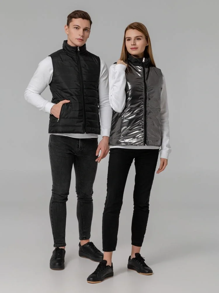 Жилет двусторонний Climb, черный - фото 14