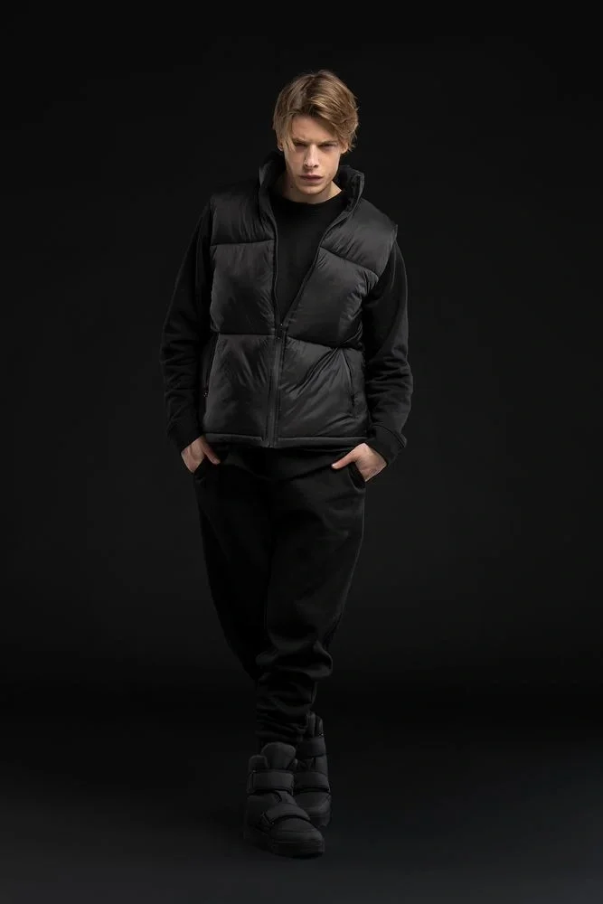 Жилет двусторонний V2, черный - фото 10