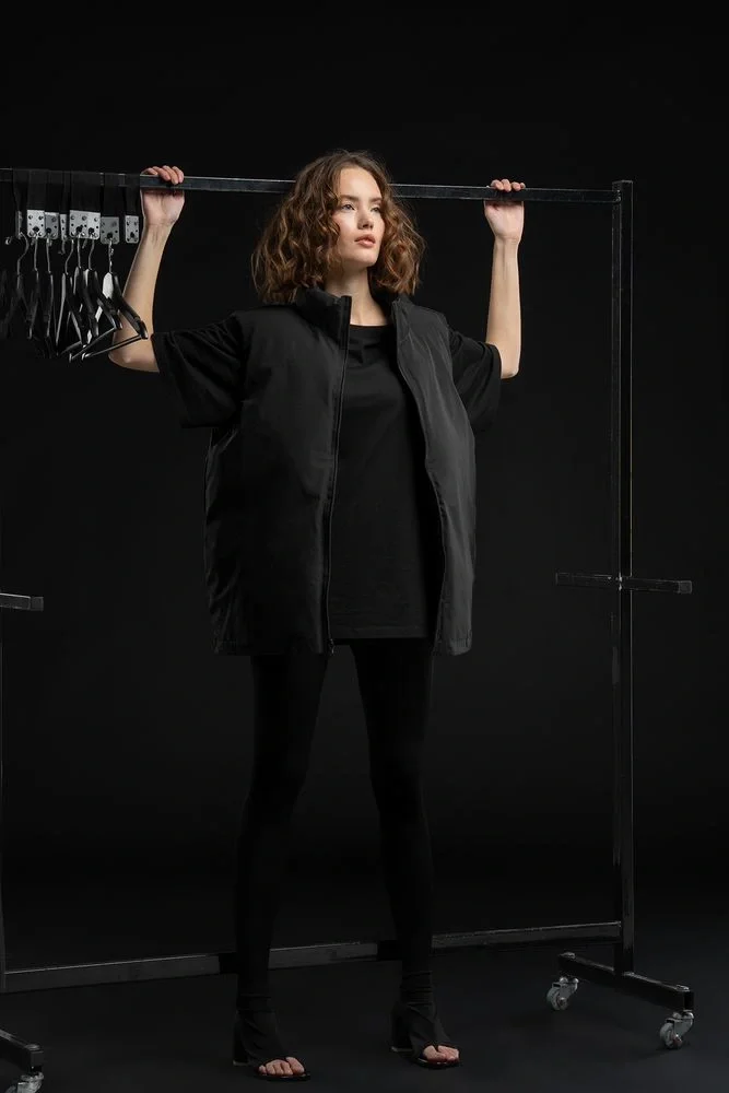 Жилет двусторонний V2, черный - фото 12