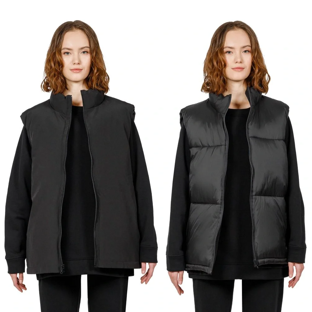 Жилет двусторонний V2, черный - фото 18