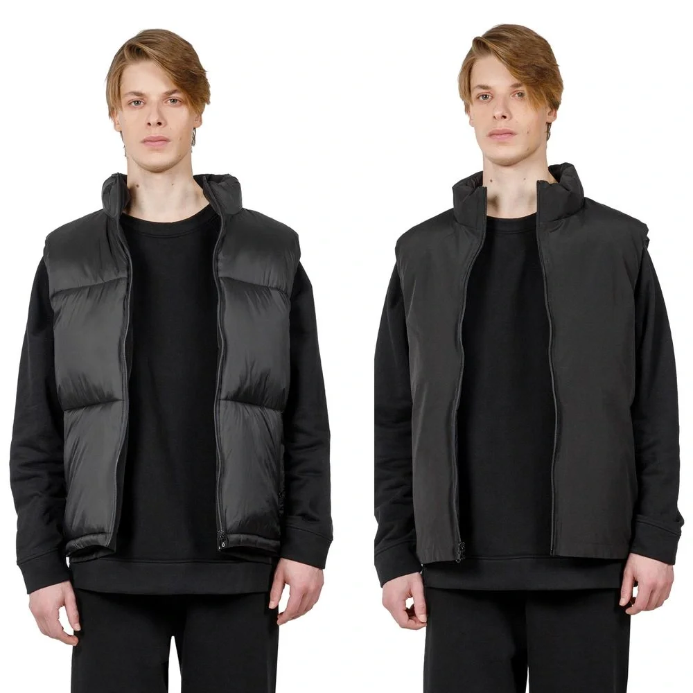 Жилет двусторонний V2, черный - фото 19