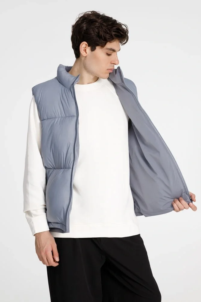 Жилет двусторонний V2, серый - фото 19