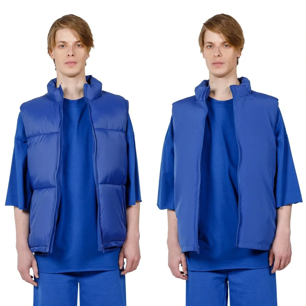 Жилет двусторонний V2, синий - фото 20