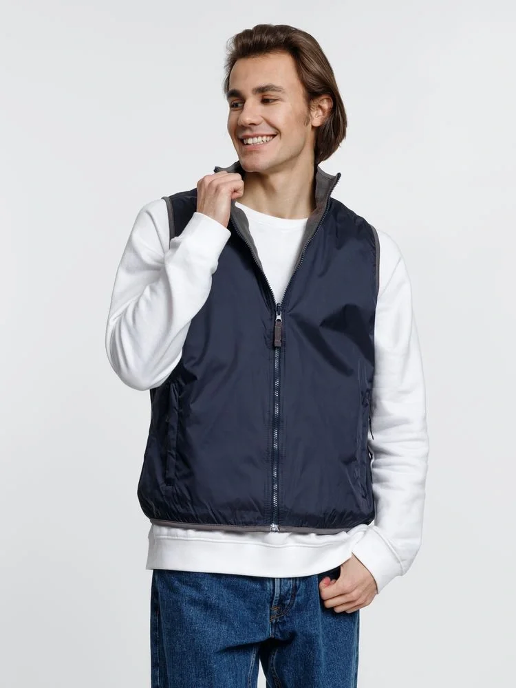 Жилет двусторонний Winner, темно-синий - фото 11