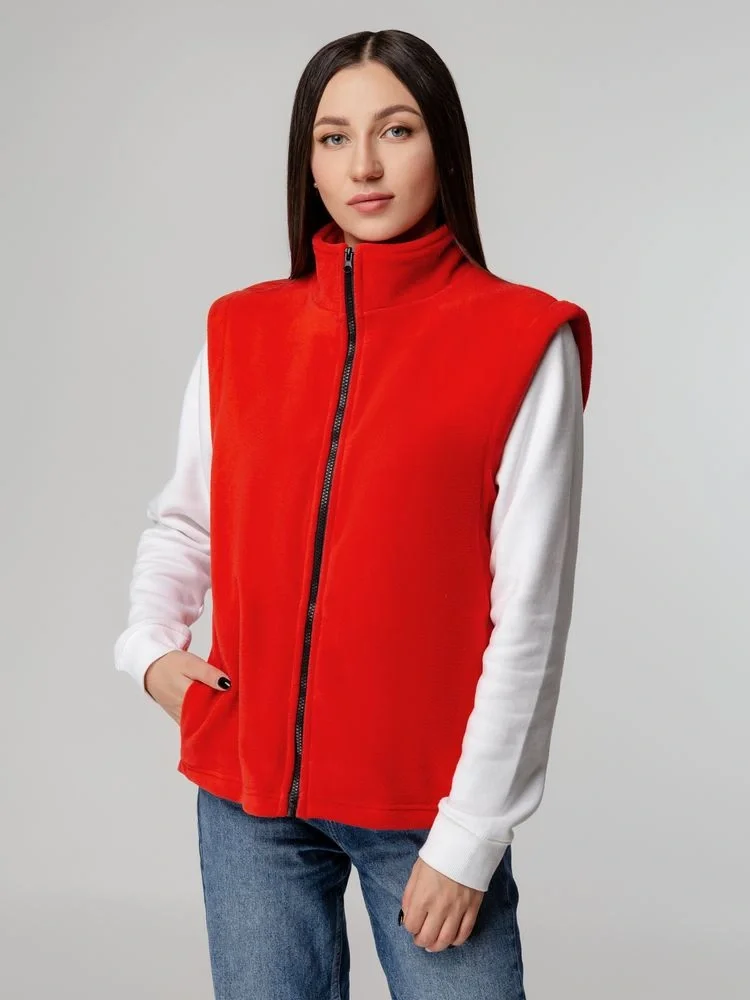 Жилет флисовый Manakin, красный - фото 9