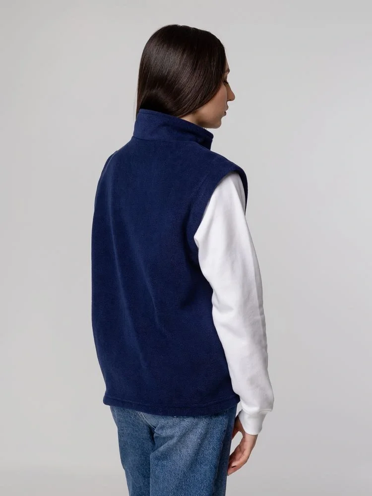 Жилет флисовый Manakin, темно-синий - фото 11