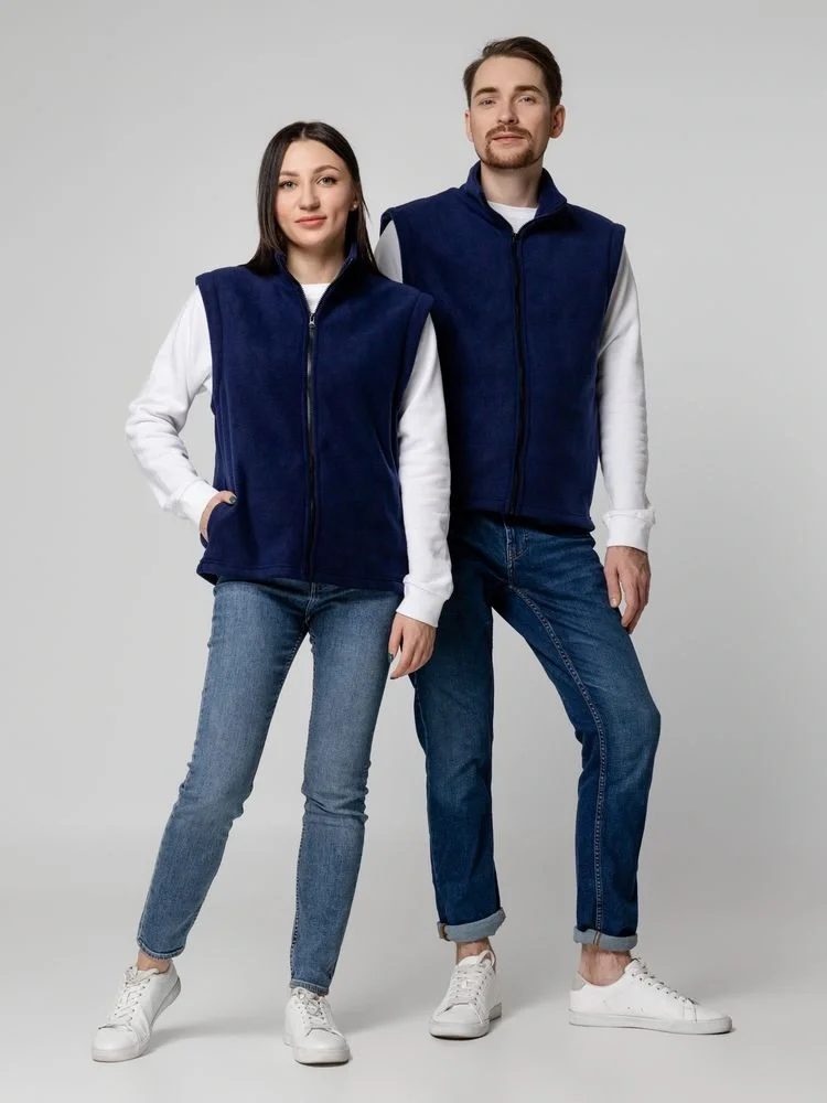 Жилет флисовый Manakin, темно-синий - фото 13