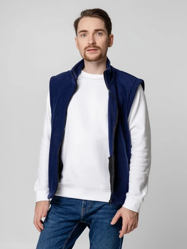 Жилет флисовый Manakin, темно-синий - фото 15