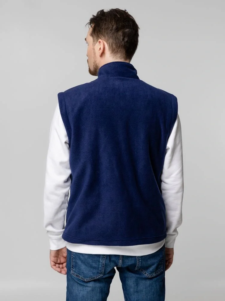 Жилет флисовый Manakin, темно-синий - фото 7