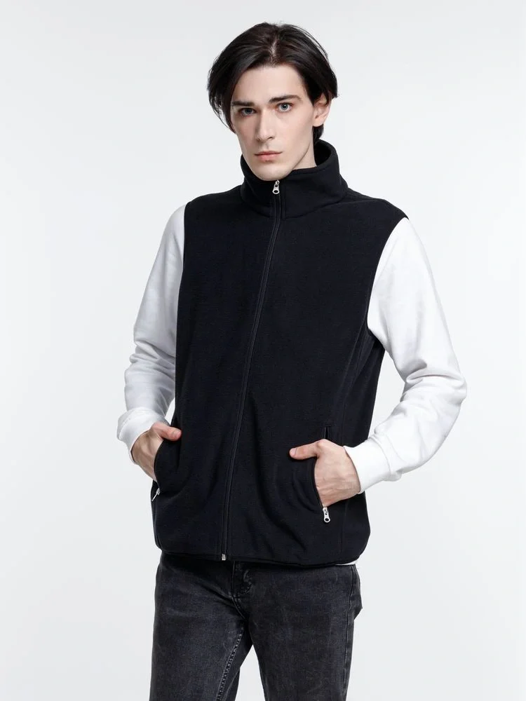 Жилет флисовый унисекс Nesse, черный - фото 10