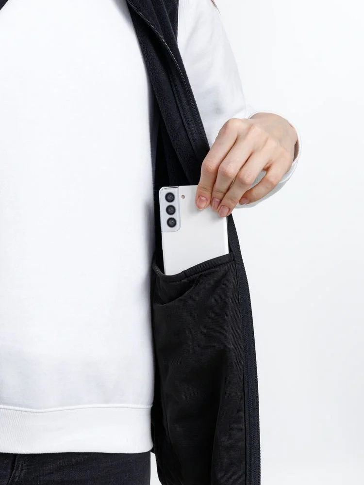 Жилет флисовый унисекс Nesse, черный - фото 8