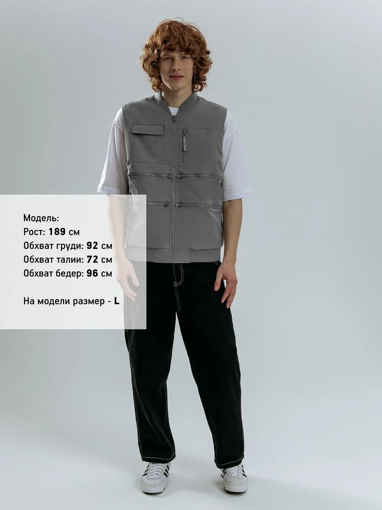 Жилет Hard Work, серый - фото 4