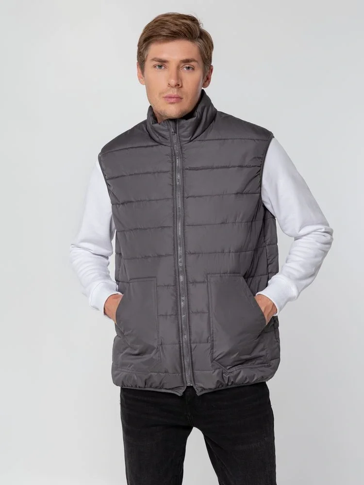 Жилет Leven, темно-серый (графит) - фото 7