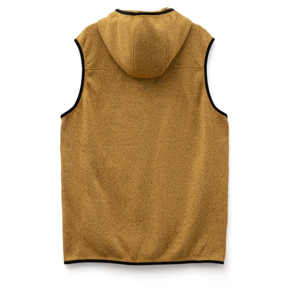 Жилет с капюшоном унисекс Gotland, горчичный - фото 2