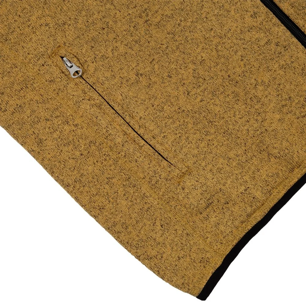 Жилет с капюшоном унисекс Gotland, горчичный - фото 4