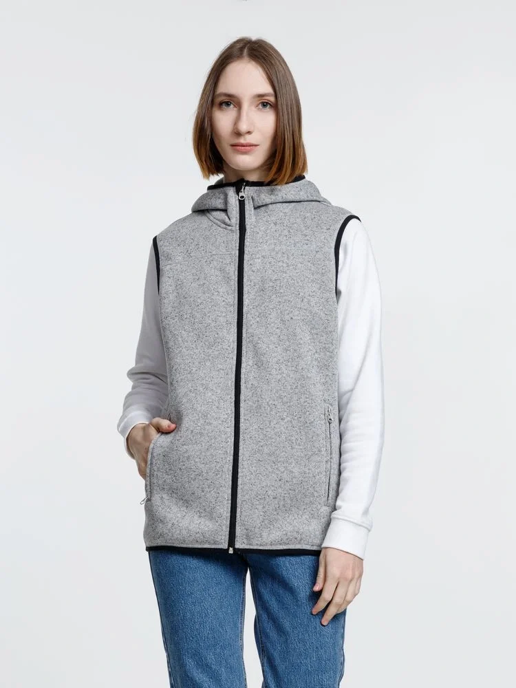 Жилет с капюшоном унисекс Gotland, серый - фото 13