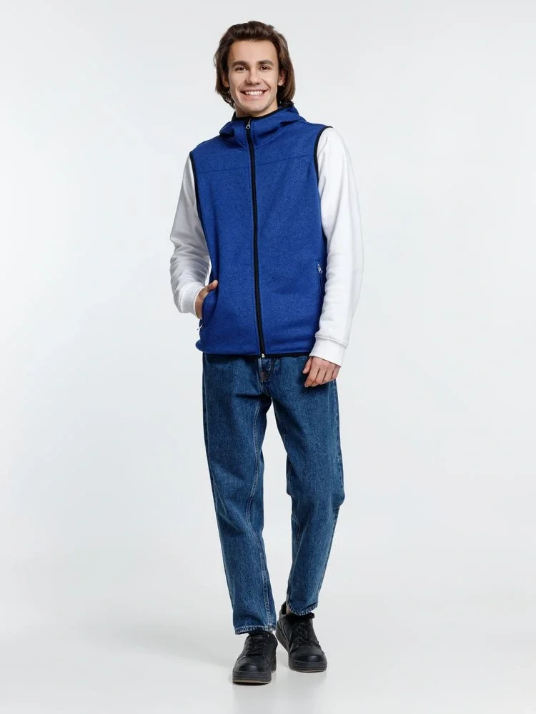 Жилет с капюшоном унисекс Gotland, синий - фото 10