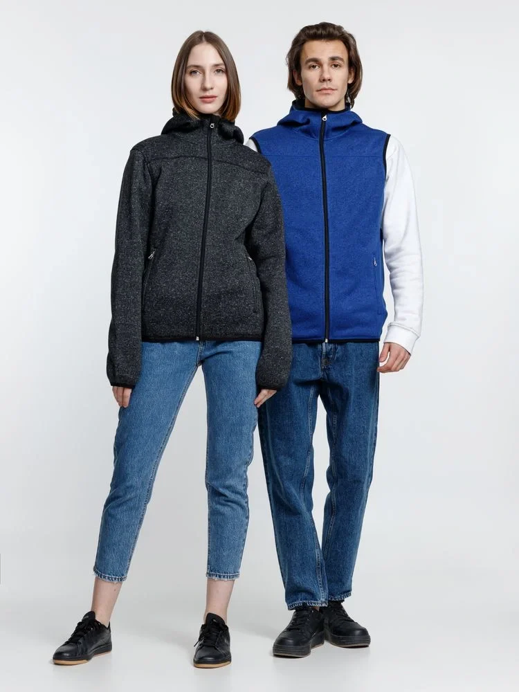 Жилет с капюшоном унисекс Gotland, синий - фото 11