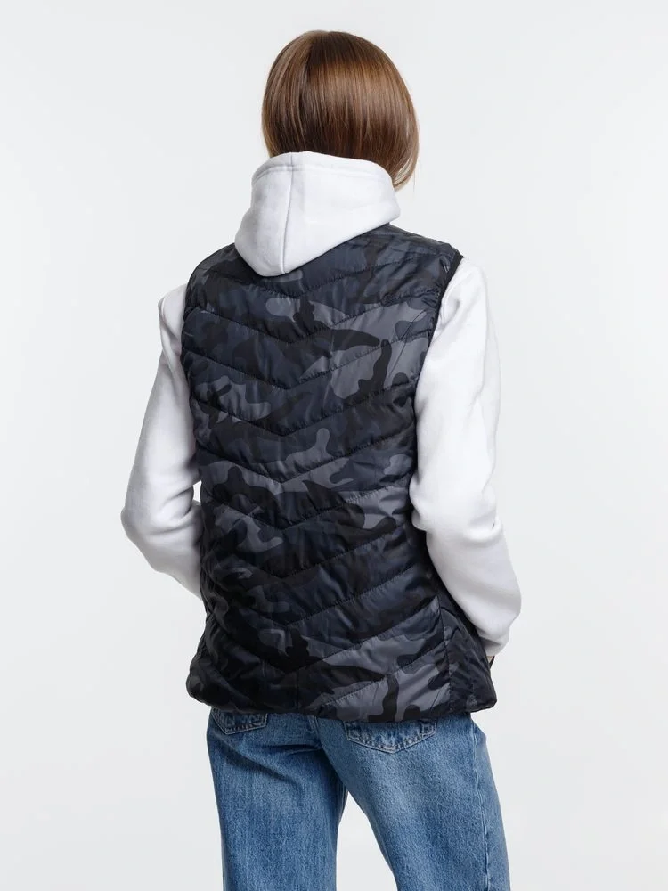 Жилет с подогревом Thermalli Valmorel, серый камуфляж - фото 18