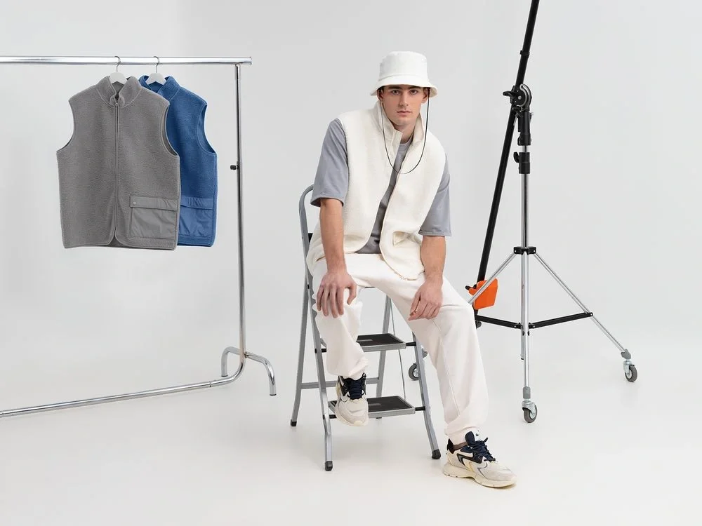 Жилет унисекс Oblako, молочно-белый - фото 10