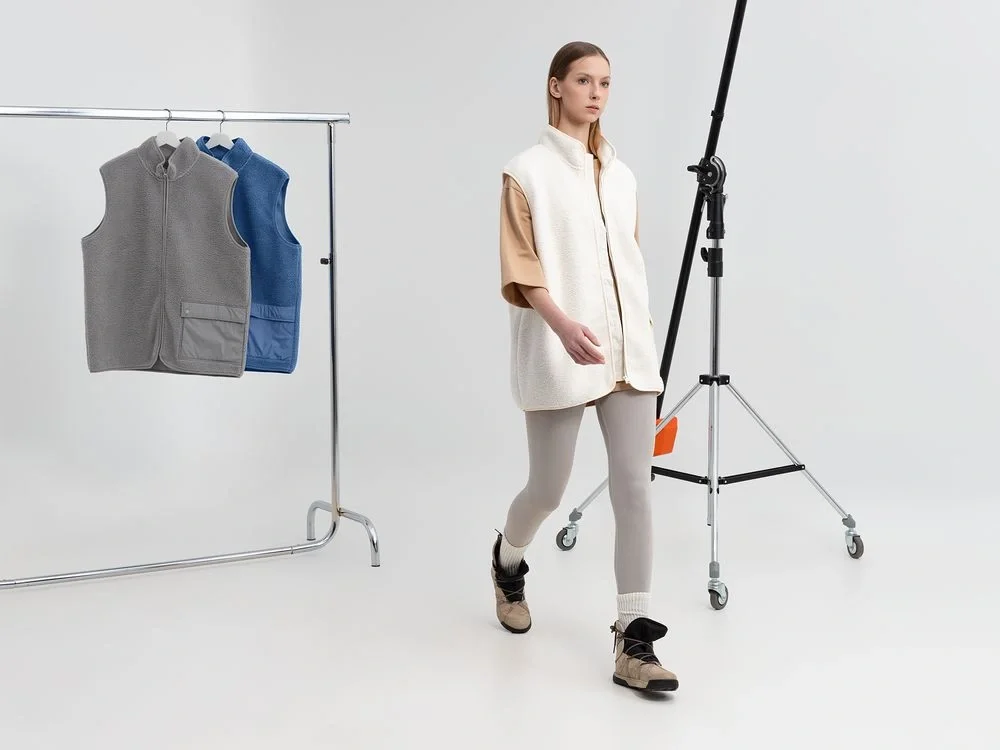 Жилет унисекс Oblako, молочно-белый - фото 9