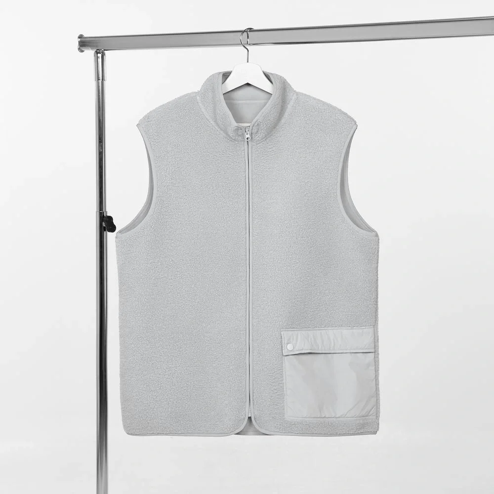 Жилет унисекс Oblako, светло-серый - фото 1
