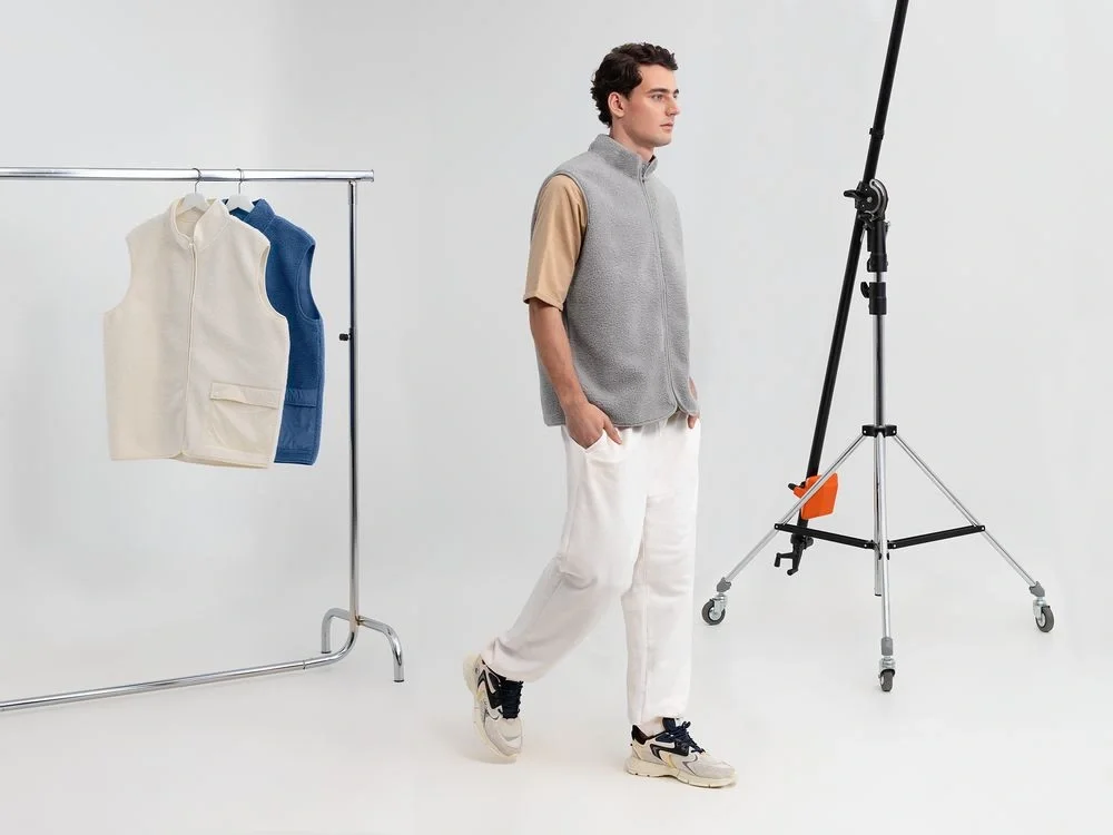 Жилет унисекс Oblako, светло-серый - фото 8