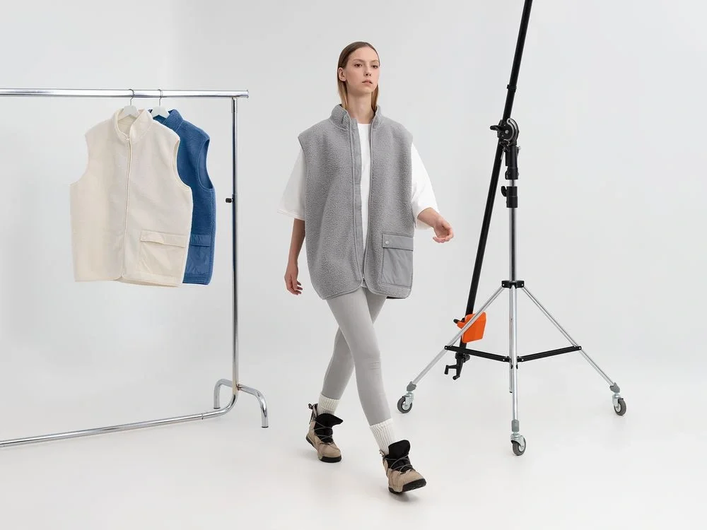 Жилет унисекс Oblako, светло-серый - фото 9