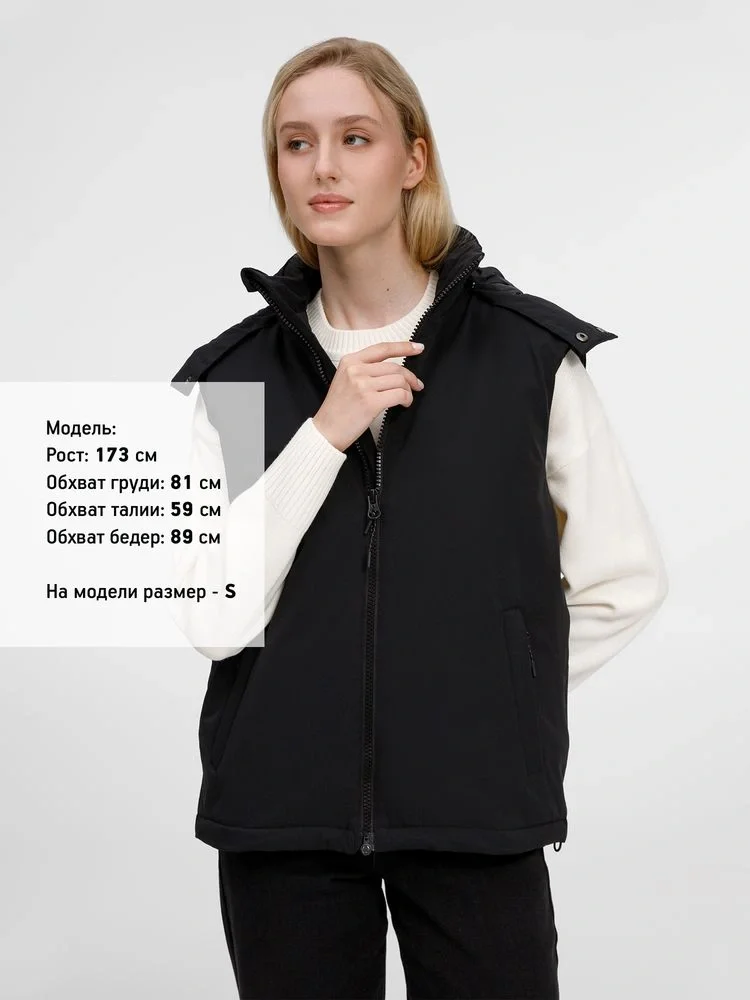 Жилет унисекс Sfera, черный - фото 14