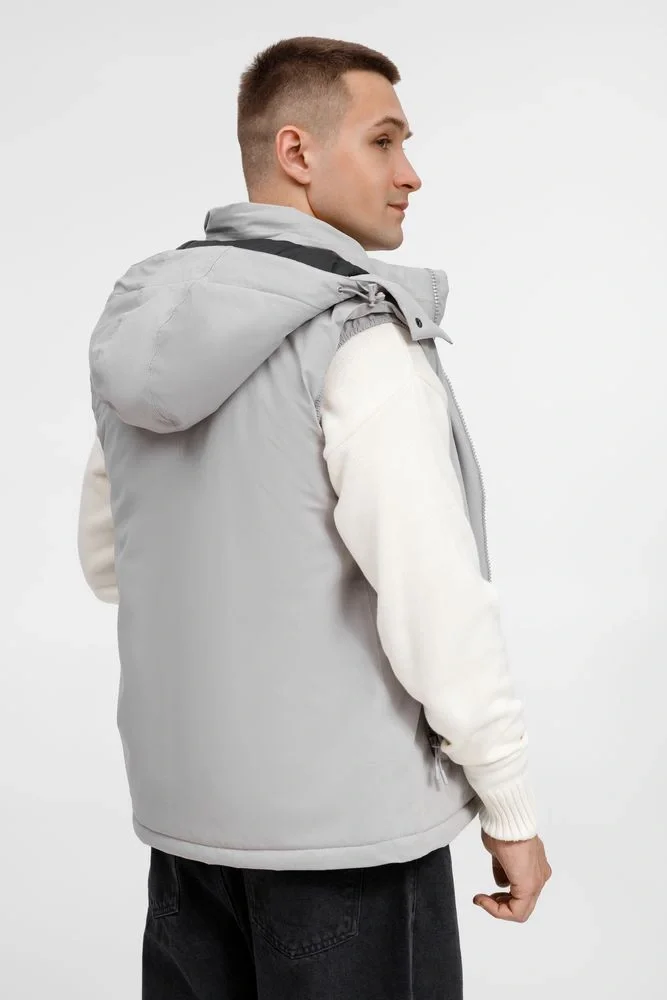 Жилет унисекс Sfera, светло-серый - фото 15