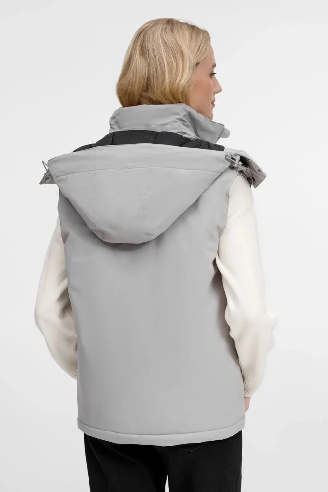 Жилет унисекс Sfera, светло-серый - фото 21