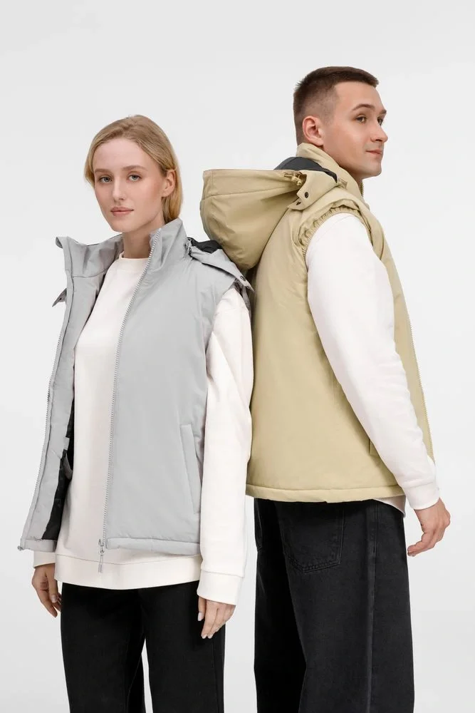 Жилет унисекс Sfera, светло-серый - фото 22