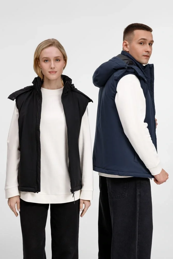 Жилет унисекс Sfera, темно-синий - фото 20