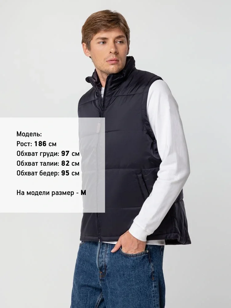 Жилет Warm темно-синий - фото 10