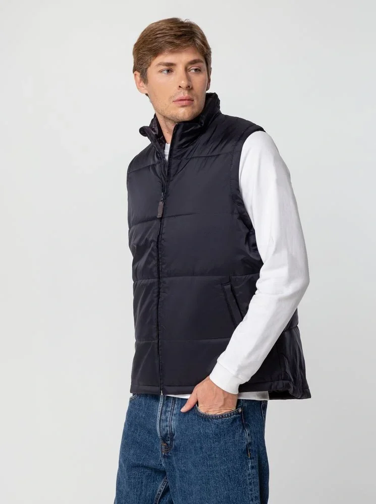 Жилет Warm темно-синий - фото 11