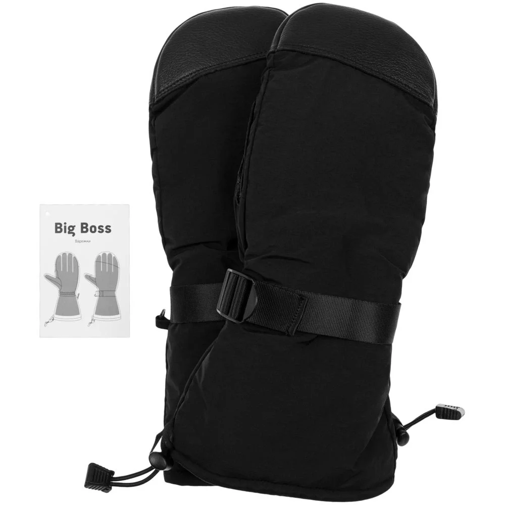 Варежки Big Boss, черные - фото 5