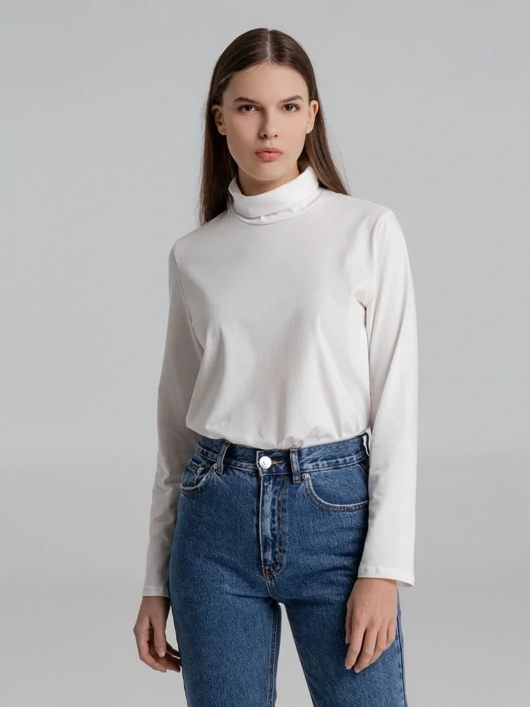 Водолазка Urban, молочно-белая - фото 12