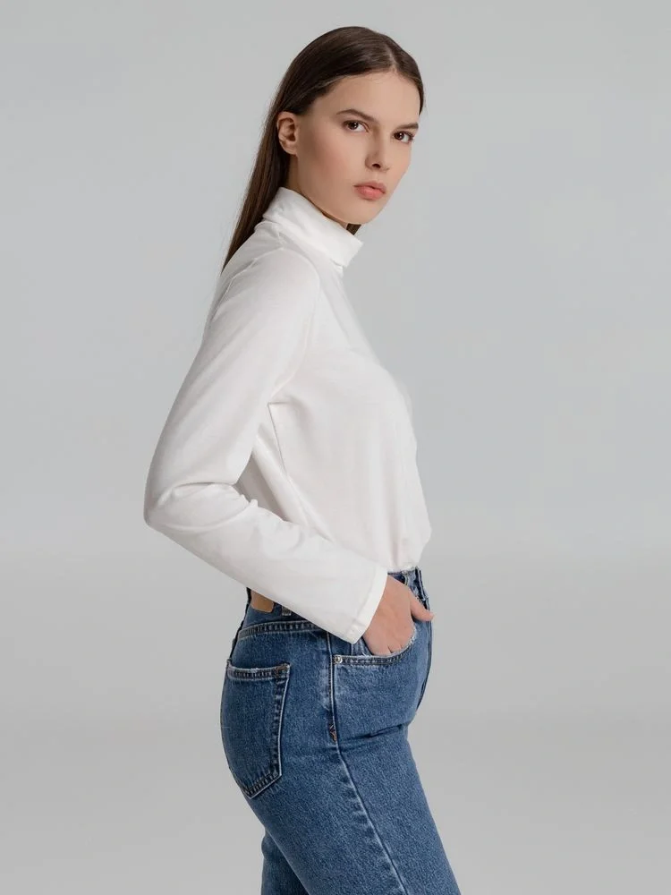 Водолазка Urban, молочно-белая - фото 13