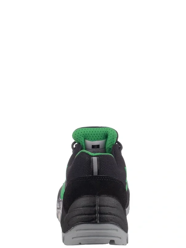 Полуботинки ВЕКТОР ПУ/ТПУ, мет.подносок, текстиль, цвет: черный/зеленый - фото 5