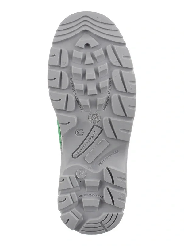 Полуботинки ВЕКТОР ПУ/ТПУ, мет.подносок, текстиль, цвет: черный/зеленый - фото 6