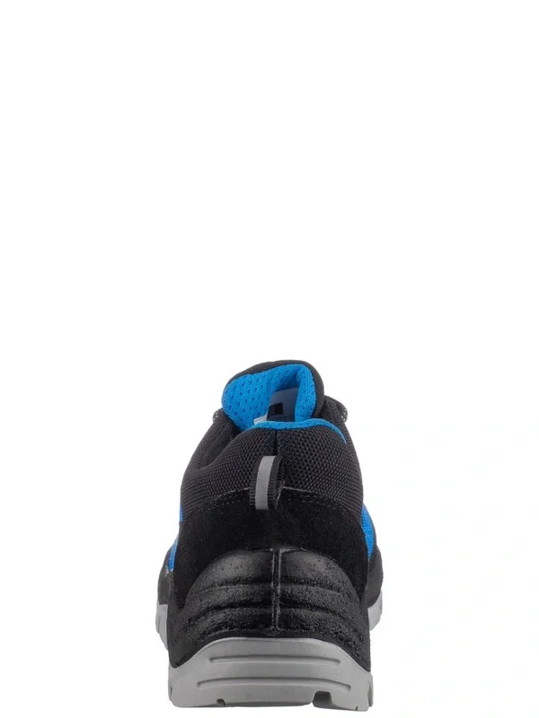 Полуботинки ВЕКТОР ПУ/ТПУ, мет.подносок, текстиль, цвет: черный/василек - фото 5