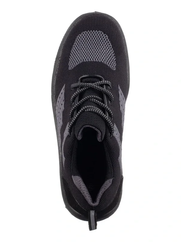 Полуботинки ВЕКТОР ПУ/ТПУ, текстиль, цвет: черный/серый - фото 6
