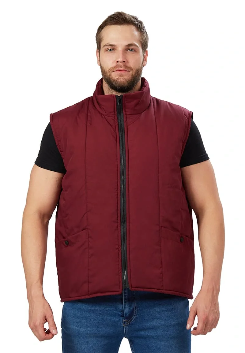 Жилет утепленный "РЕЙНИР", цвет: бордовый - фото 2